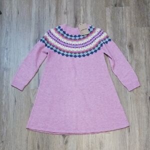 6/7 Fairisle Mini Boden Dress